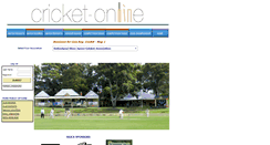 Desktop Screenshot of cricket-online.info