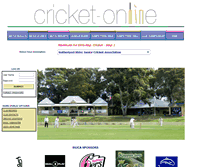 Tablet Screenshot of cricket-online.info